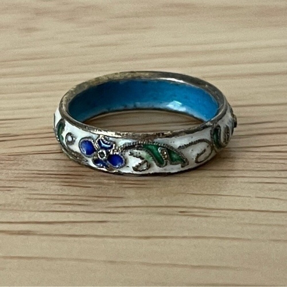 Resin Flower Ring 6.5 Womens Costume Jewelry